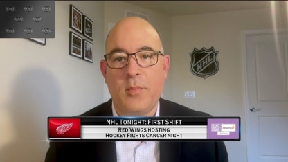 Cotsonika on Red Wings' Hockey Fights Cancer Night