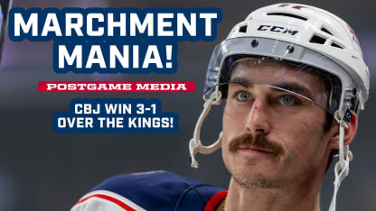 MARCHMENT MANIA! CBJ Win 3-1 in L.A. | Postgame Media