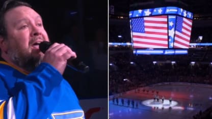 st louis Blues content manager anthem singer