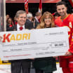 Nazem Kadri Calgary Flames food bank donation
