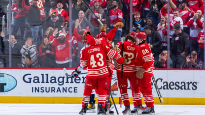 Washington Capitals Detroit Red Wings game recap December 21 2025