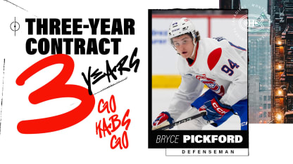 Three-year, entry-level contract for Bryce Pickford