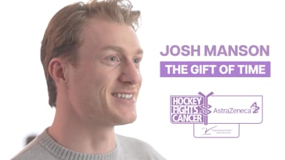 Colorado Avalanche Josh Manson Hockey Fights Cancer honor hit close to home 