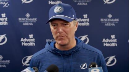 Jon Cooper | Pregame vs St. Louis Blues