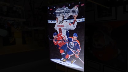 Alex Ovechkin's NHL goals-record painting timelapse