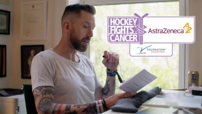 Timm Chiusano Gets Body Checked | Hockey Fights Cancer