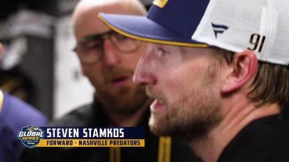 Stamkos mic'd up for Global Series practice