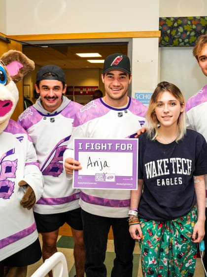 Gallery: 2025-26 Canes Visit UNC Children's Hospital