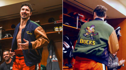 Anaheim Mighty Ducks Emilio Estevez jacket honor