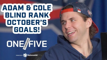 TOP CHEESE! 🧀 Cole Sillinger and Adam Fantilli Blind Rank October's Goals! | Nationwide 1 Through 5