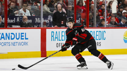 Joel Nyström har tagit chansen för Carolina Hurricanes