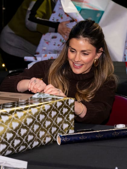 Opération Père Noël gift wrapping