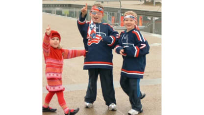Tkachuk kids at 2006 Olympics floated