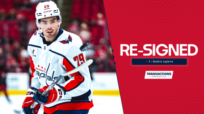 Capitals Re-sign Hendrix Lapierre 