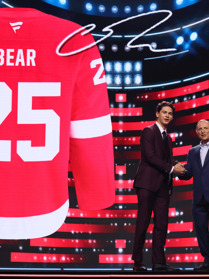 Bear’s intangibles stand out to Red Wings as much as his offensive skills